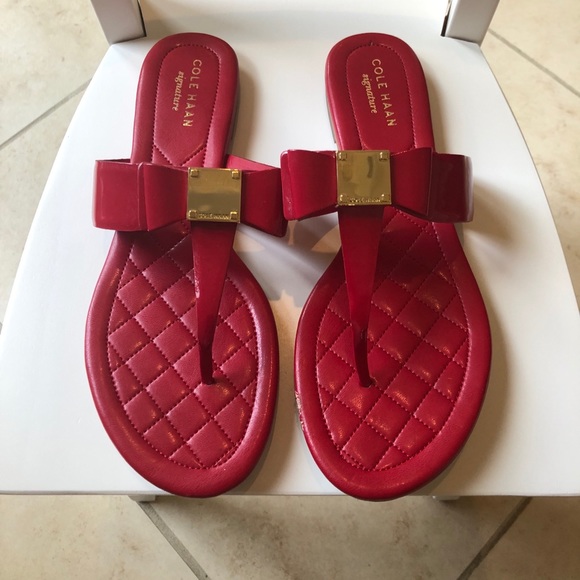 Cole Haan Shoes - Cole Haan Red Sandals